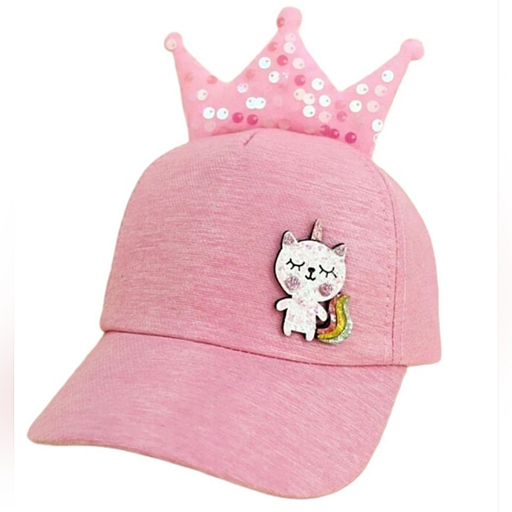 "Uni-kitty" crown hat